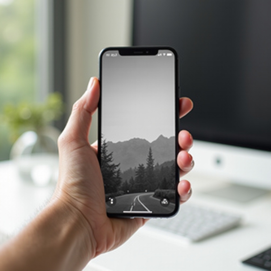 cómo activar la escala de grises en el iphone