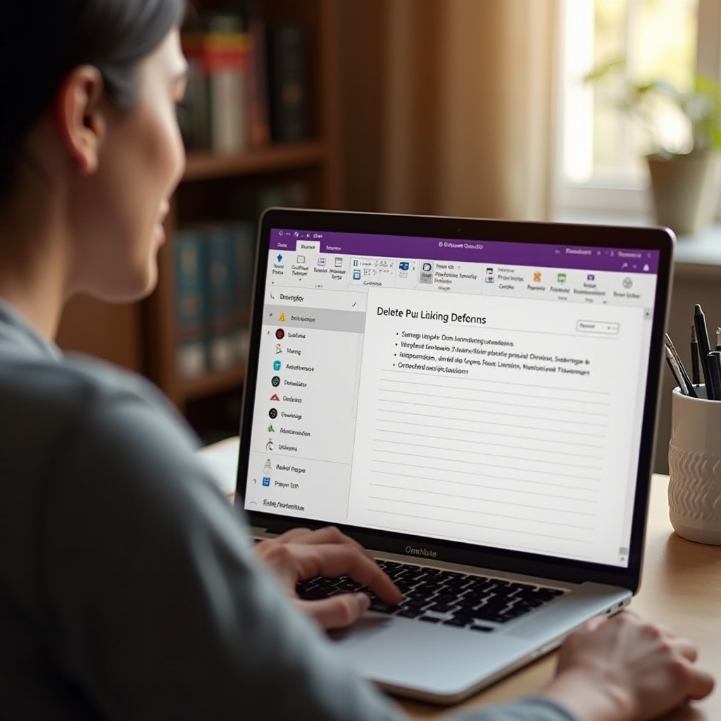 come eliminare i taccuini in onenote