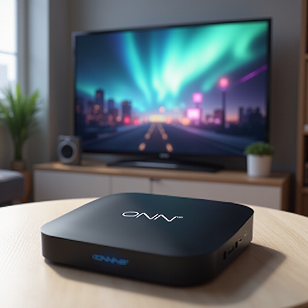 especificaciones del reproductor de TV onn