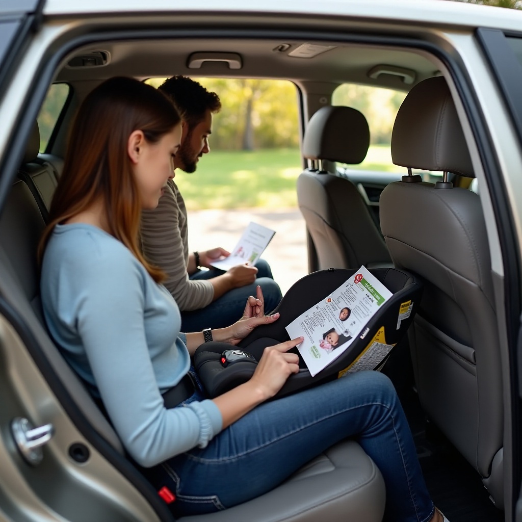 come installare un seggiolino auto per neonato in auto