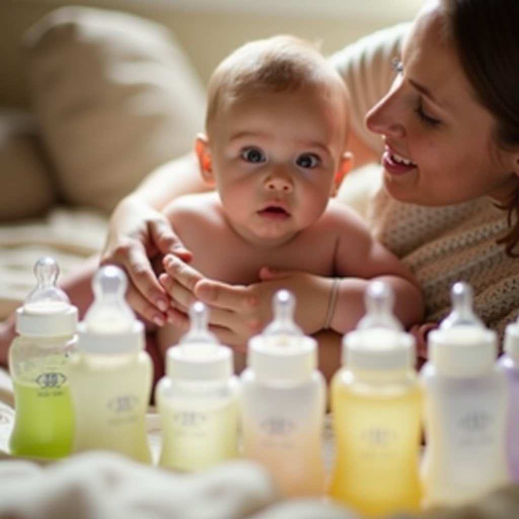 كم عدد الزجاجات التي تحتاجها لطفل