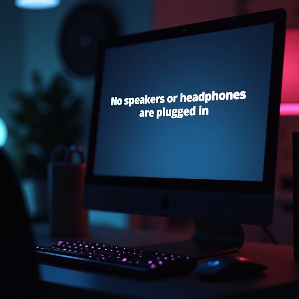 ningún altavoz o auriculares conectados