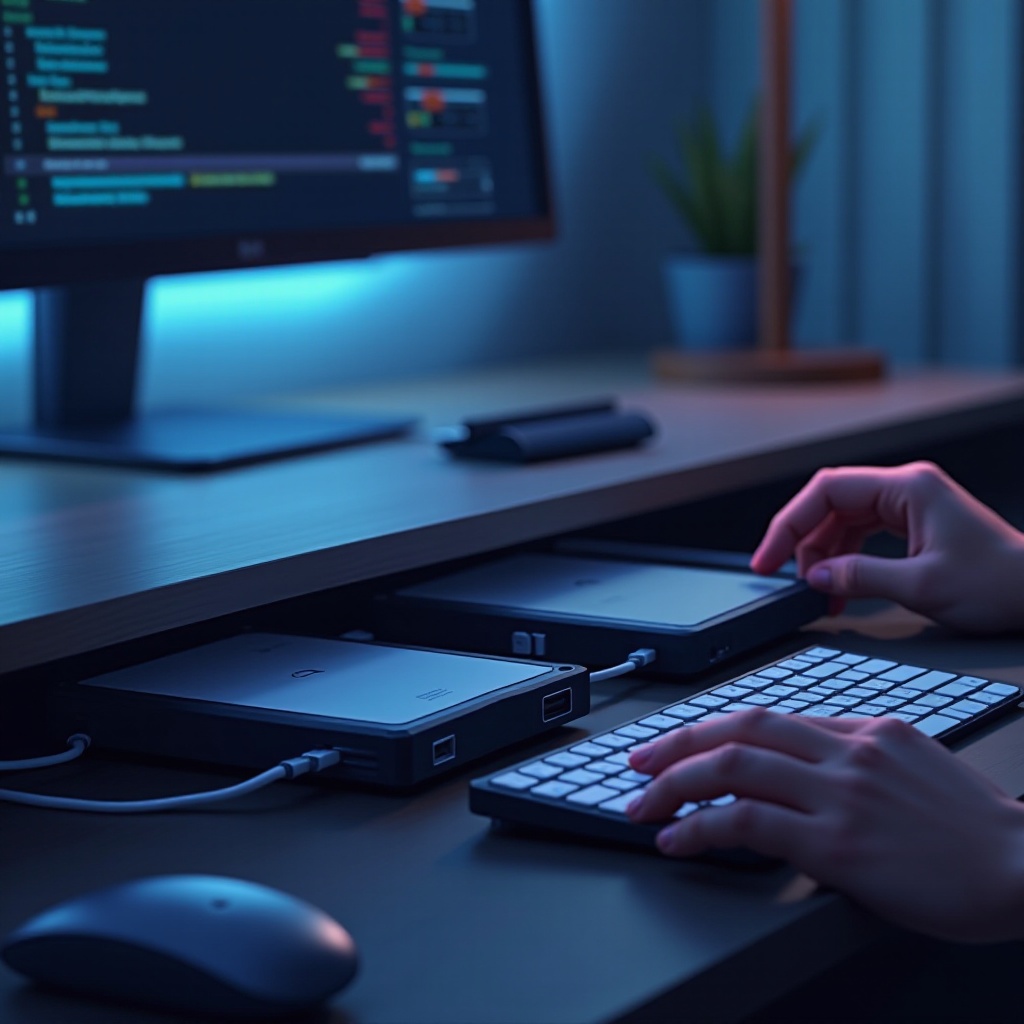 come posizionare file su diversi hard disk