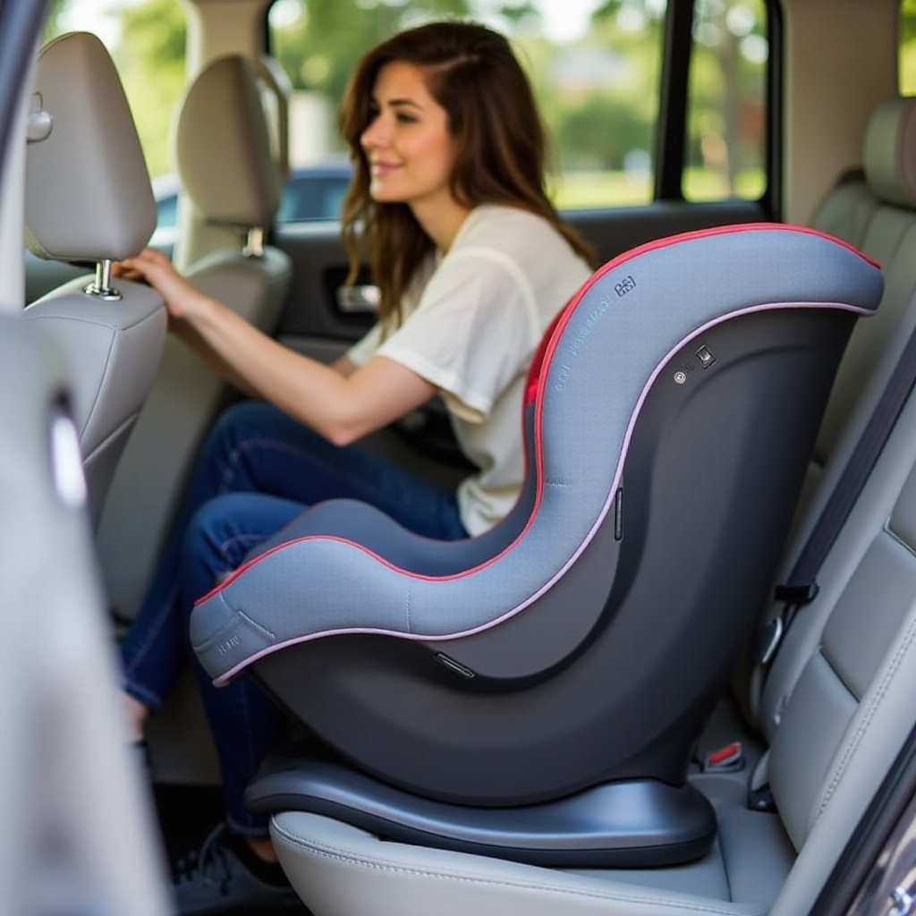instalación de asiento de coche doona sin base