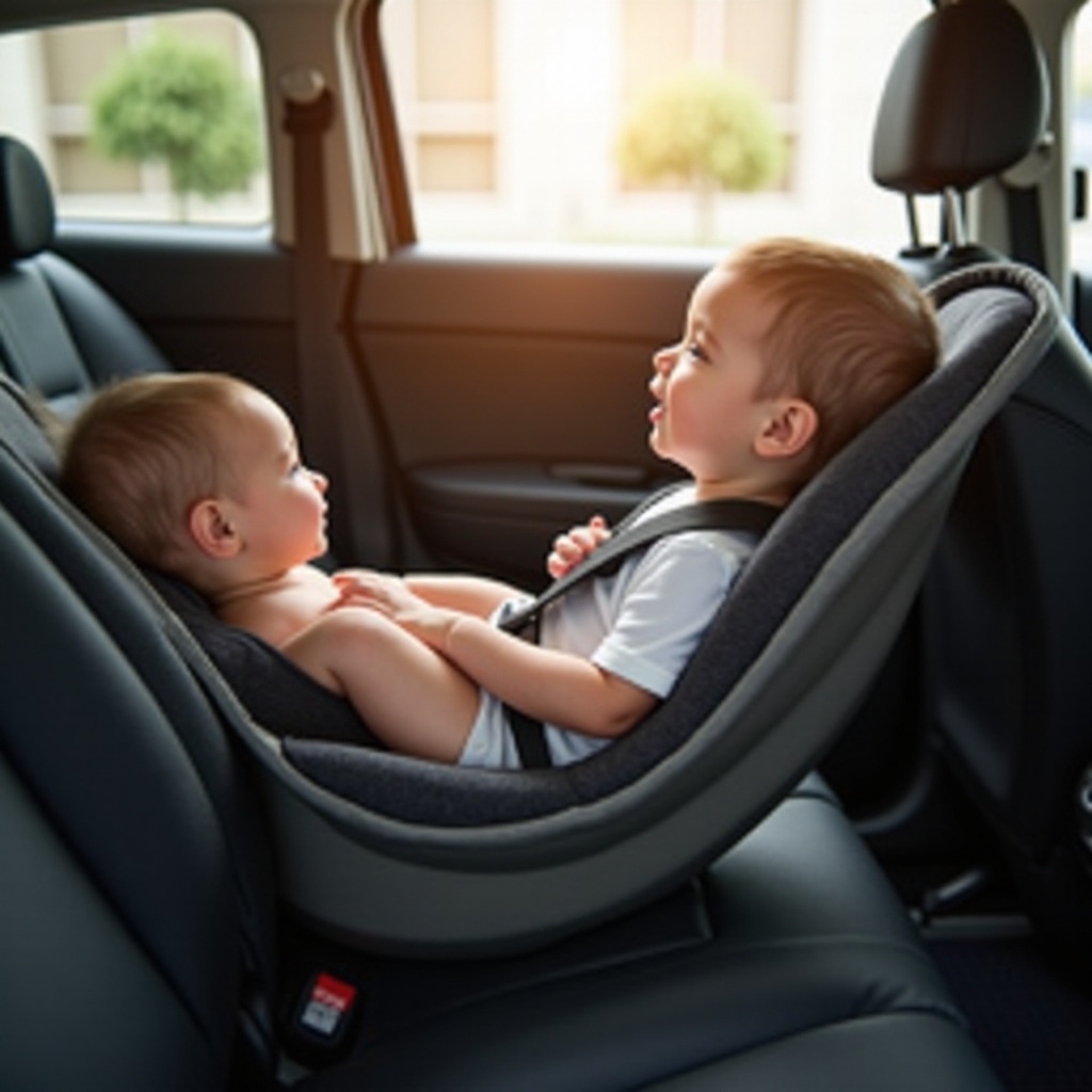 come un neonato dovrebbe stare in un seggiolino auto