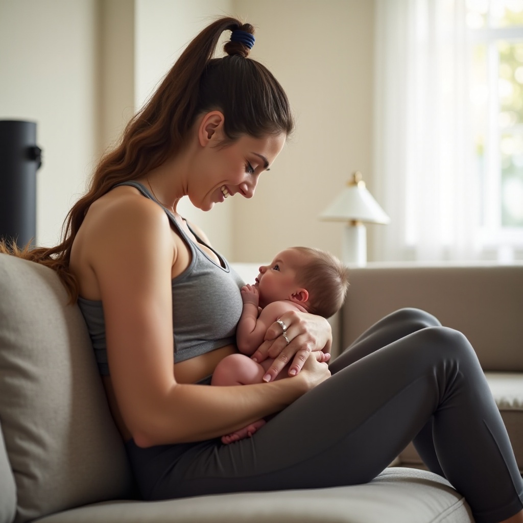 التمارين أثناء الرضاعة الطبيعية