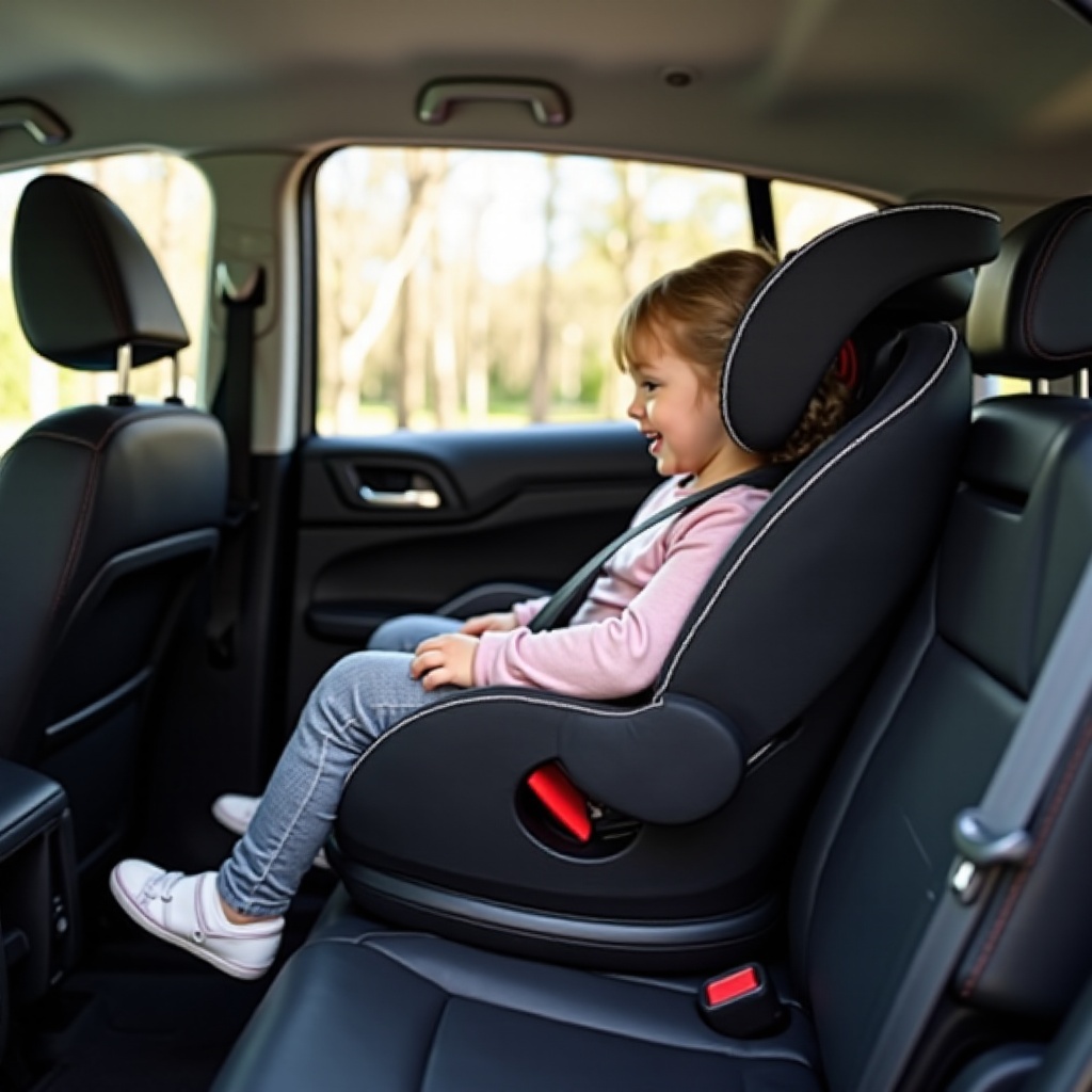 حد ارتفاع لمقعد السيارة الخلفي