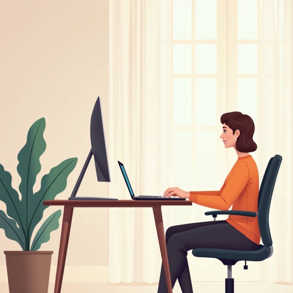 impostazione di desktop e laptop