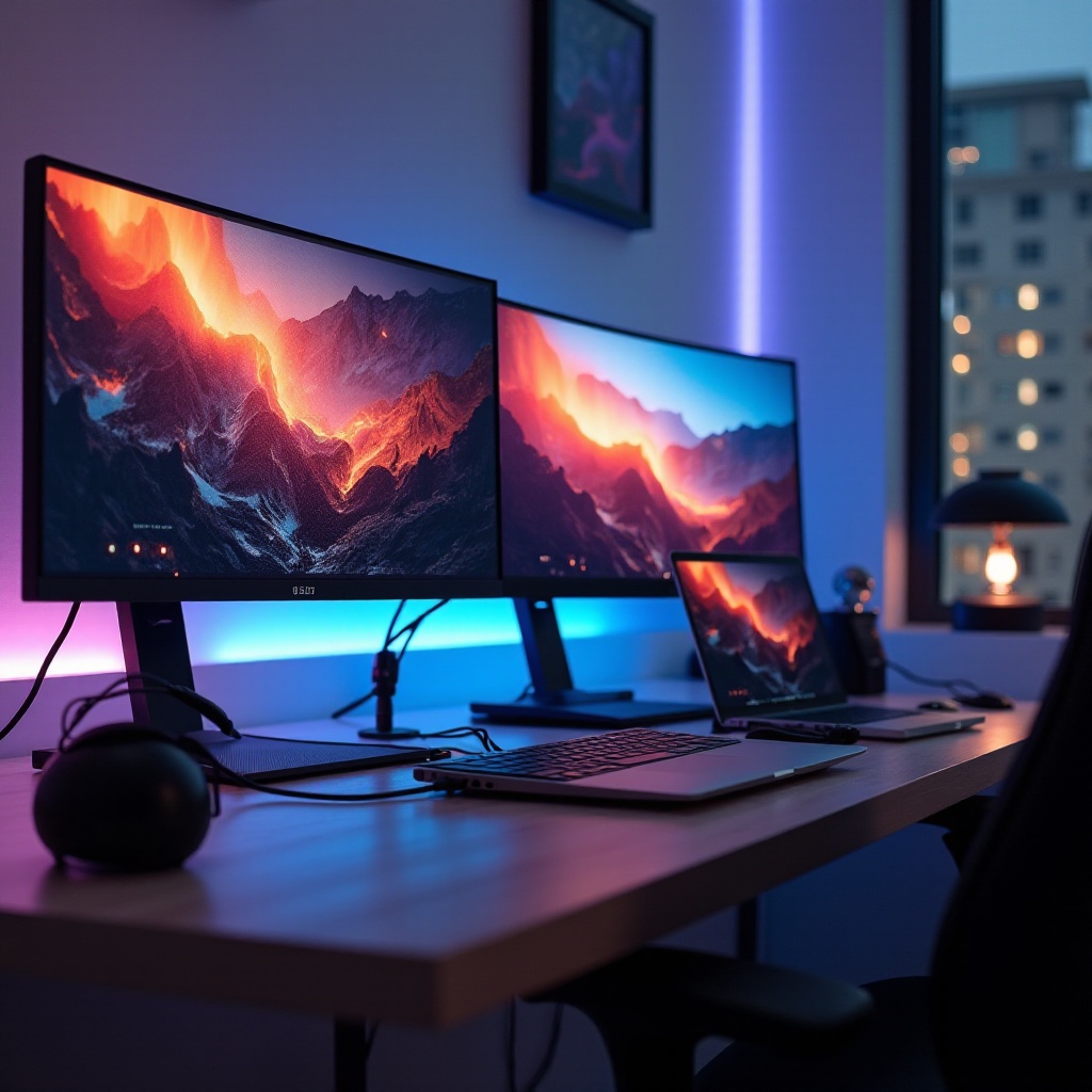 migliore configurazione triplo monitor per laptop