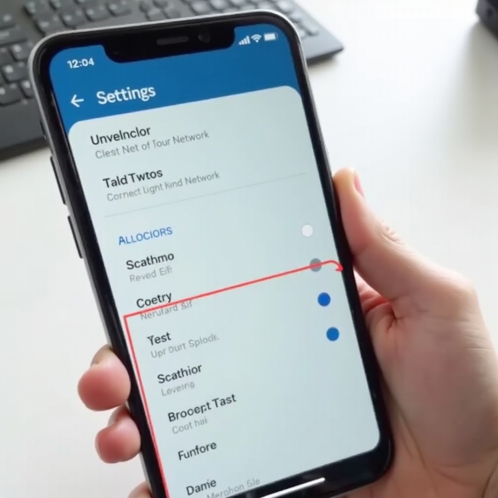 Starlink è nelle impostazioni del mio telefono