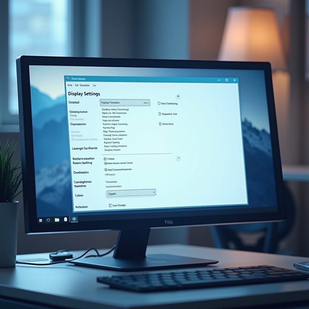 كيفية تغيير إعدادات عرض النافذة